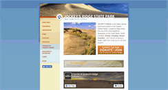 Desktop Screenshot of jockeysridgestatepark.com