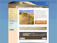 Tablet Screenshot of jockeysridgestatepark.com